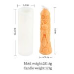 3D Honeycomb Silicone Candle Mold - Image 2