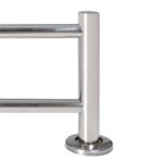 Towel Rack 2 Bars Stainless Steel - Image 5