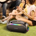 Camping Portable Waterproof 60W Wireless Bluetooth Extra Bass Colorful Light Audio - Image 5