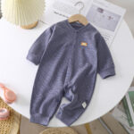 Baby Dralon Jumpsuit Baby Striped Romper - Image 2