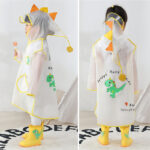 Poncho kid student raincoat - Image 2