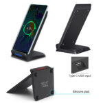 Vertical Wireless Charger Supports QI Charging, Suitable For   Mobile Phones - Image 5