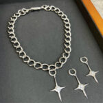 KVK Cross Necklace Female Net Red With The Same Clavicle Chain Creative Design Sense Simple Ins New Trend Retro - Image 5