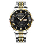 A Drop Shipping Quartz Watch Steel Band Double Calendar Men's Watch Waterproof Wholesale Luminous Explosion Type Domineering Automatic - Image 2