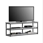 Ashlar TV Stand For TVs Up To, Light Concrete - Image 4