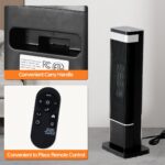 23inch Space Heaters For Indoor Use, Portable Heater With 7 Light Colors - Image 4