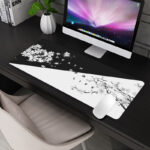 Black And White Text Dead Life Boys And Girls Games Office Non-slip Mouse Keyboard Pad