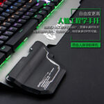 Super cool metal keyboard wire mixed light mechanical game keyboard - Image 4
