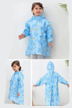 Poncho kid student raincoat - Image 10