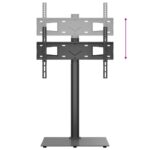 TV corner stand with 1 shelf for 32-65 inch TVs - Image 8