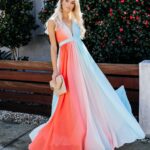 Printed holiday dress