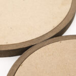 Holiday Round Tray With Handle Holiday Decoration Wood Color - Image 5