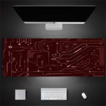 Industrial Style Tech Oversized Seam Keyboard Mouse Desk Pad - Image 6