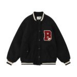 Lamb Wool Baseball Uniform Cotton Clothes Men - Image 5