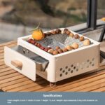 Square Barbecue Oven Outdoor Courtyard Oven Charcoal Charcoal Barbecue Grill - Image 4