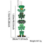 Irish Holiday Decorations Wooden Doorplate - Image 7