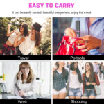 New Arrivals USB Charge Mini Wireless Travel Iron Ceramic Home Hair Straightener Machine - Image 9