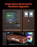 Mid-Tower ATX PC Gaming Case Computer Case With 6 X 120 Mm PWM ARGB Fans - Image 4