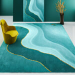 Simple Solid Color Easy To Care Table Carpet Home Sofa Bedroom Floor Mat - Image 9