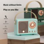 Bluetooth Audio Retro Mini Portable Wireless Card Vehicle-mounted Speakers Desktop Audio - Image 4
