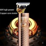 Diamond Mesh Engraving Body LC Digital Display High Power Oil Head Trim Hair Clipper - Image 3