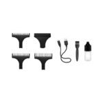 Diamond Mesh Engraving Body LC Digital Display High Power Oil Head Trim Hair Clipper - Image 2