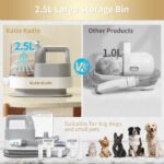 Pet Grooming Kit, 5 In 1 Dog Grooming Kit With 2 Suction Mode, Low Noise Dog Hair Remover, Dog Vacuums For Hair Cleaning For Shedding Small, Medium Pet For Dog Hair At Home - Image 5