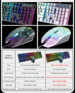 Kuiying T6RGB Luminous Keyboard And Mouse Set - Image 3