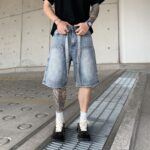 Fashion Work Clothes Gradient Cropped Pants Men - Image 6