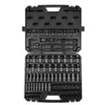 VEVOR Drive Impact Socket Set 6 Point Cr-Mo Alloy Steel For Auto Repair, Includes Extension Bars Universal Joint Adapter Lock Storage Case - Image 5