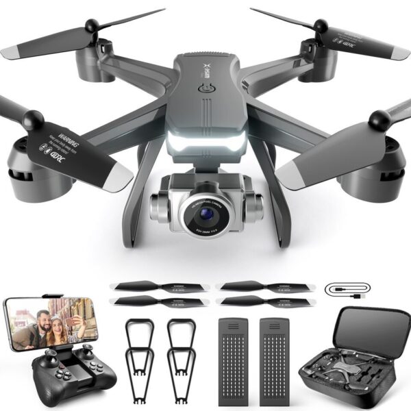 4DRC V14 Professional Drone 6K HD Dual Camera Wifi FPV Portable RC Quadcopter 2 BATTERY,Drones Suitable For Adults & Beginners.Logistics Is Randomly Sent By UPS,USPS,Self-pickup.