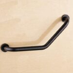 Bathtub Handle With Copper Grab Bars In Bathroom - Image 3