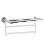 Towel Rack 2 Bars Stainless Steel - Image 3