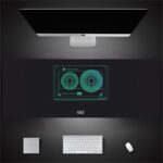 Industrial Style Tech Oversized Seam Keyboard Mouse Desk Pad - Image 9