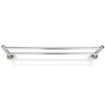 Towel Rack 2 Bars Stainless Steel - Image 4