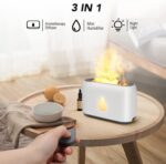 Two-color Aroma Diffuser Home Office Desk Surface Panel 3D Flame Humidifier - Image 7