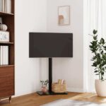TV corner stand with 1 shelf for 32-65 inch TVs - Image 4