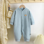 Baby Dralon Jumpsuit Baby Striped Romper - Image 3