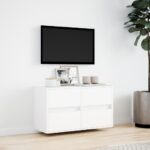 TV wall cabinet with LED lighting 80x   TV wall cabinet with - Image 5