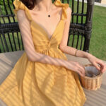 Holiday Beach Skirt Short Suspender Holiday Skirt - Image 3