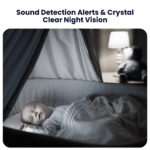 Indoor 3K 5MP Dual Band 2.4G 5G WiFi Security Camera For Home Security - Image 4