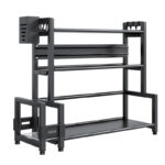 Kitchen Dining Table Cutter Clamp Chopsticks Salt Seasoning Jar Storage Rack - Image 4