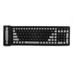 24g Wireless Mute Folding Keyboard Waterproof Silicone Portable - Image 4