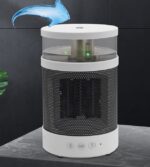3 In 1 Space Heater Winter Fast Heating Electric Warmer Heating Fans Colorful Night Lights Small Heaters 400ML Air Humidifier - Image 7