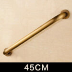 Bathtub Handle With Copper Grab Bars In Bathroom - Image 2