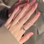 New Arrivals Colorful Design Korea Semi-Cured Gel Nail Sticker Pure Black Fashion Women Nail Art Sticker No Bake - Image 4