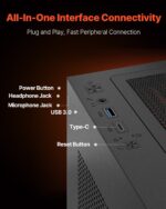 Mid-Tower ATX PC Gaming Case Computer Case With 6 X 120 Mm PWM ARGB Fans - Image 5