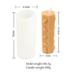 3D Honeycomb Silicone Candle Mold - Image 4