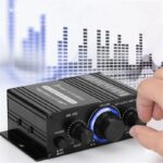 Mini Small Amplifier Home Computer Audio Channel Height Power Amplifier Black - Image 5