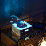 Player Water Ripple Bluetooth Audio Vinyl Two-way Retro Screen Audio CD Bluetooth All-in-one Machine - Image 2